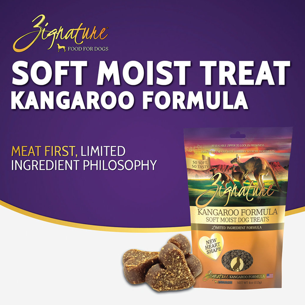 View larger image of Zignature, Soft Moist Treats - Kangaroo - 113 g - Dog Treats