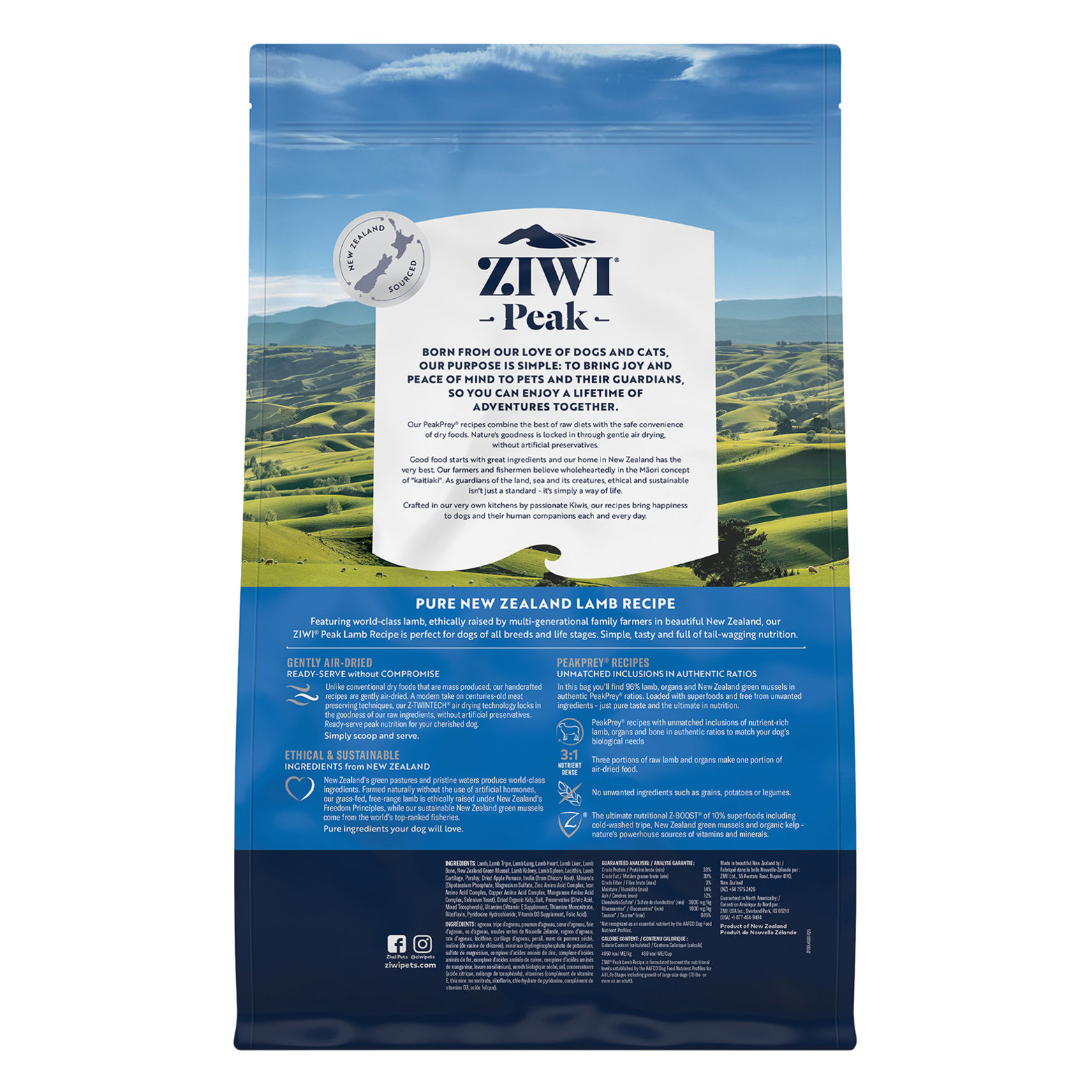 Ziwi Air Dried Lamb 454 g Ren s Pets