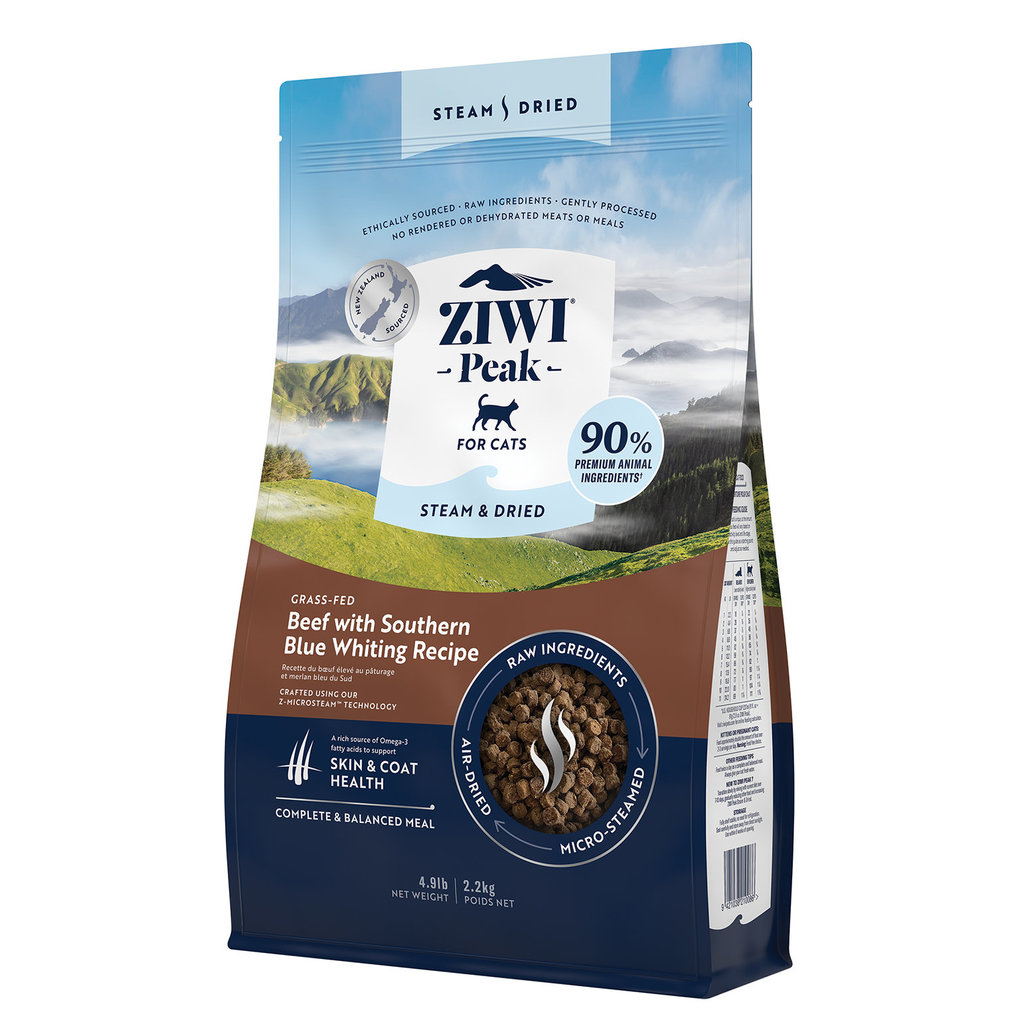View larger image of Ziwi, Peak Steam - Dried Beef with S Blue Whiting Cat Food
