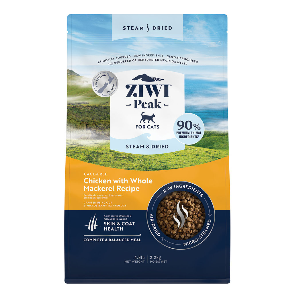 View larger image of Ziwi, Peak Steam - Dried Chicken with Whole Mackerel Cat Food