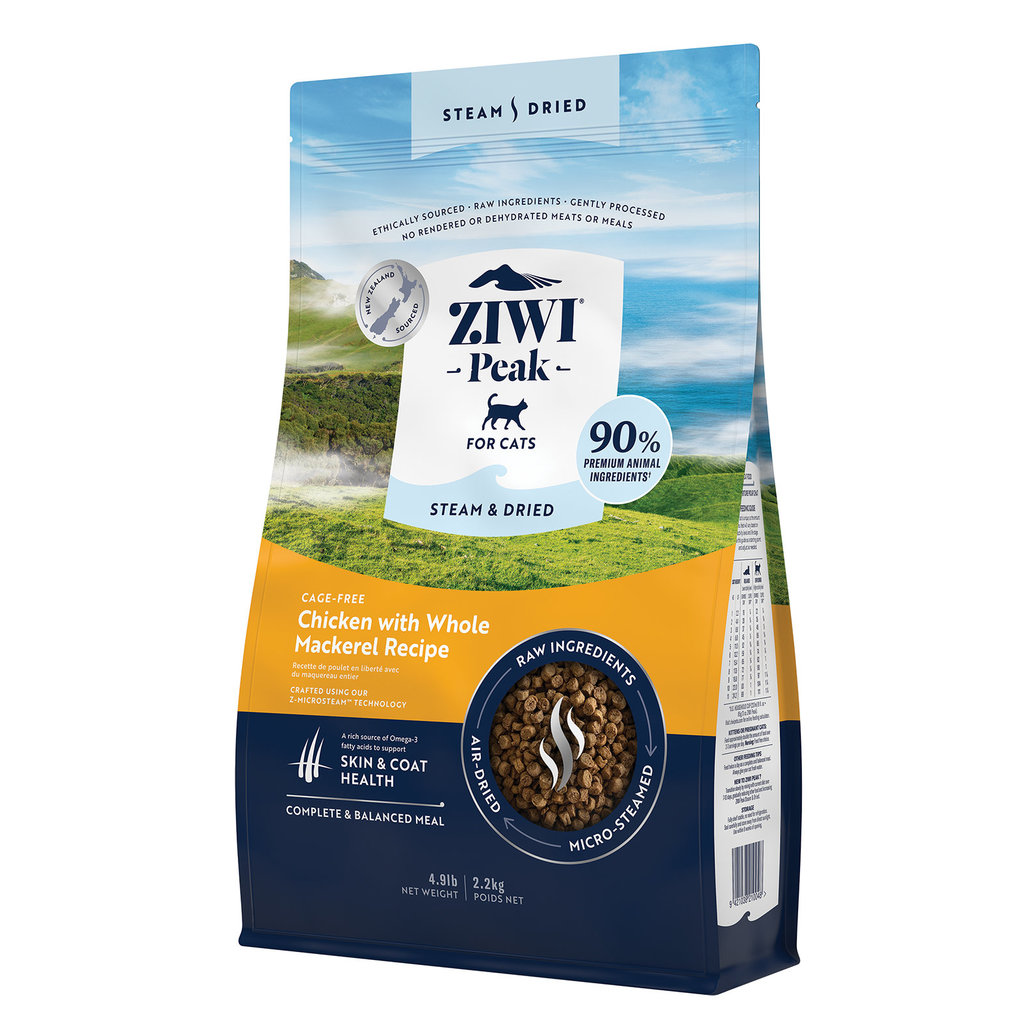 View larger image of Ziwi, Peak Steam - Dried Chicken with Whole Mackerel Cat Food