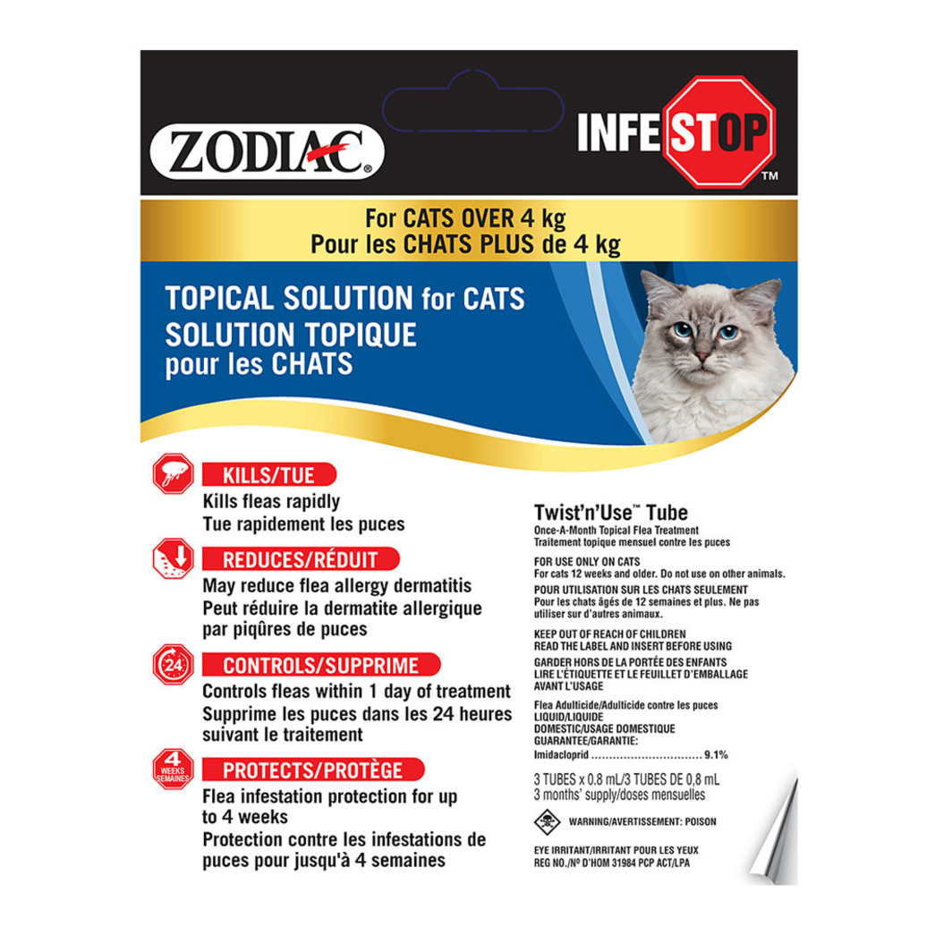 View larger image of Zodiac, Infestop for Cats