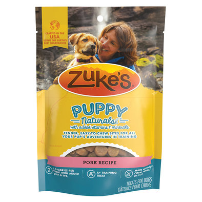 Zuke's, Puppy Naturals, Moist Dog Treats Pork - 5 oz