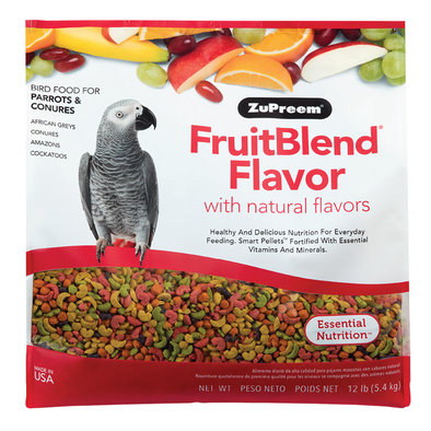 Zupreem, Fruitblend with Natural Fruit Flavours Parrot